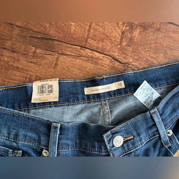 NWT | Levi’s Lapis Heyday Straight-Leg Jeans - Picture 4 of 10